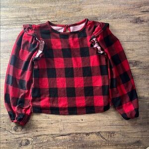•3 for $10•
Red and Black Plaid Kids Shirt